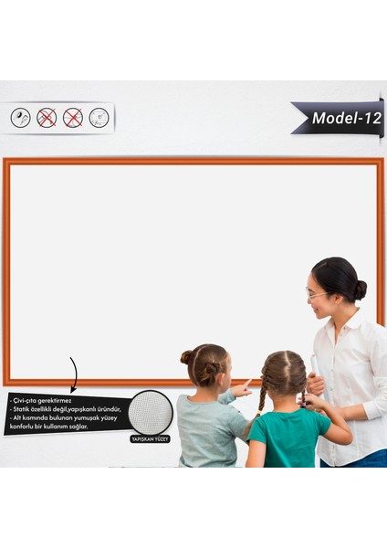 Yapışlı Renkli Profesyonel Tahta ( Model -12) 90 cm x 120 cm 11