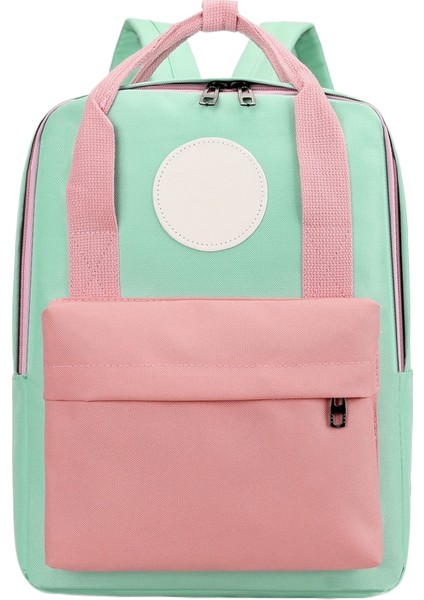 Öğrenciler Yüksek Renkli ve Kire Dalı Sırt Çantası El Çantası Omuz Çantası (Yurt Dışından)