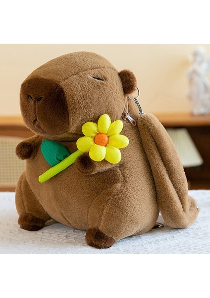 Capybara Sırt Çantası Peluş Oyuncaklar Çirkin Sevimli Oyuncak Tatil Hedii (Yurt Dışından)