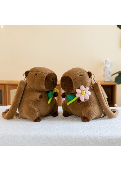 Capybara Sırt Çantası Peluş Oyuncaklar Çirkin Sevimli Oyuncak Tatil Hedii (Yurt Dışından)