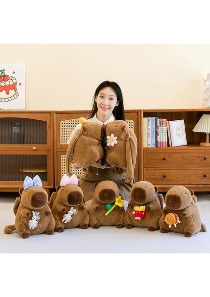 Capybara Sırt Çantası Peluş Oyuncaklar Çirkin Sevimli Oyuncak Tatil Hedii (Yurt Dışından)