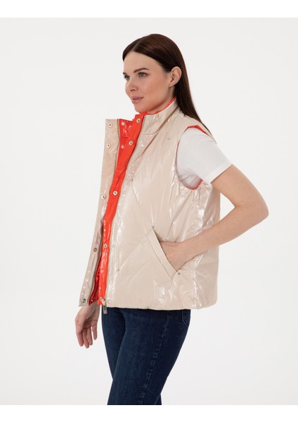 Kadın Kum Regular Fit Yelek 50300908-VR085