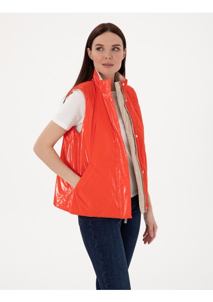 Kadın Kum Regular Fit Yelek 50300908-VR085