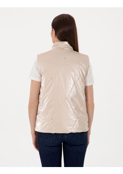 Kadın Kum Regular Fit Yelek 50300908-VR085