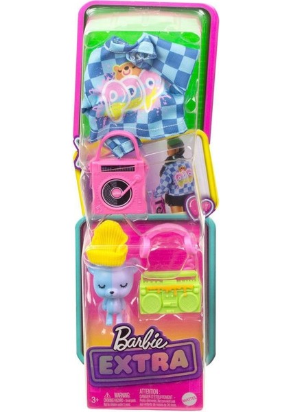 HDJ38 Barbie Extra Hayvan Dostları ve Kıyafet Paketleri