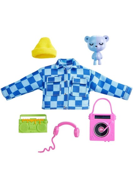 HDJ38 Barbie Extra Hayvan Dostları ve Kıyafet Paketleri