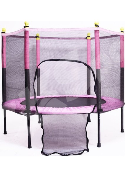 Fileli Büyük Boy Trambolin 140 cm Çap Korumalı Kolay Kurulum CKS131 indirimleri