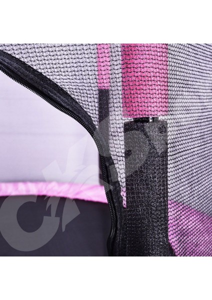 Fileli Büyük Boy Trambolin 140 cm Çap Korumalı Kolay Kurulum CKS131