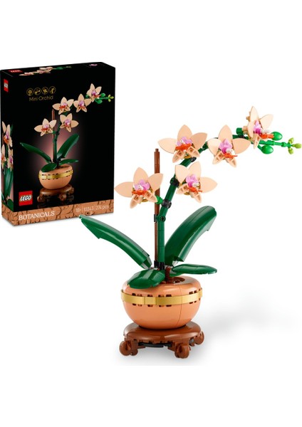 Botanicals Mini Orkide 10343 - Yetişkinler Için Dekoratif Çiçek Yapım Seti (274 Parça)