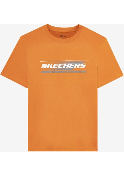 M Lightwieght Graphic Tee T-Shirt Erkek Darkorange Tshirt S2510164-836