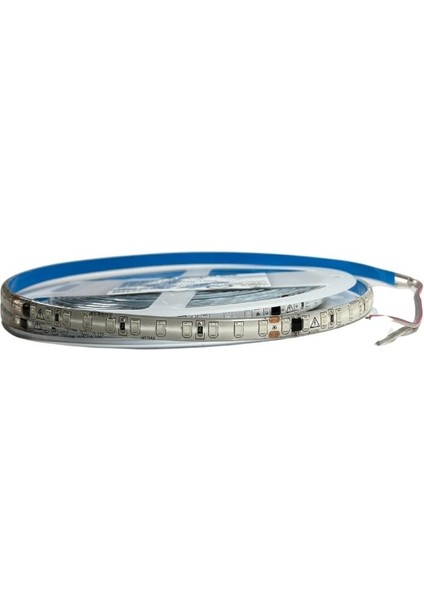 220 Volt Dim Edilebilir Şerit Led 10 Cm De Kesilebilir M/120 Led Mavi 5M İP65