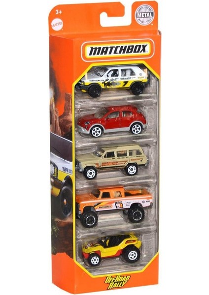 C1817 Matchbox™ 5'li Araba Seti / Asorti Seçilemez. Erkol Özel Kampanya Fiyatı