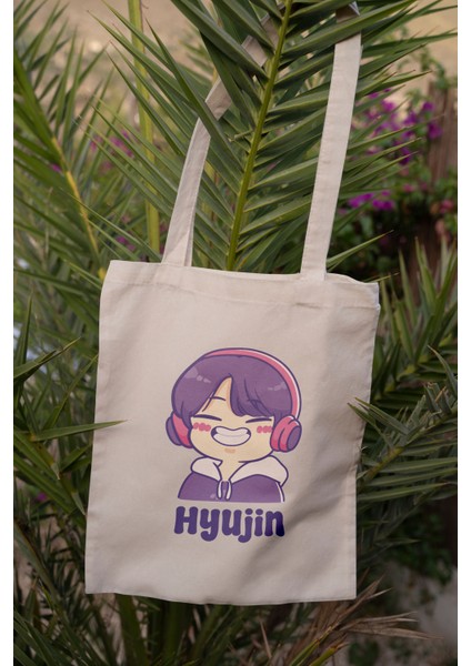 K-Pop Hyujin Baskılı Ham Bez Çanta