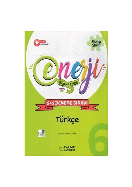 6. Sınıf Enerji Türkçe 6+6 Deneme Sınavı