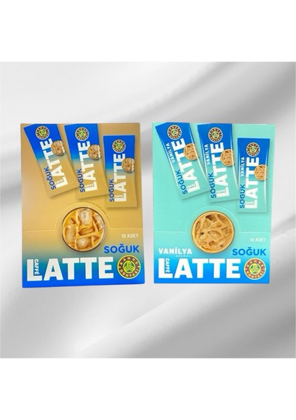 Özel Seri Soğuk Caffe Latte (10'lu) – Vanilya Aromalı (10'lu Paket)