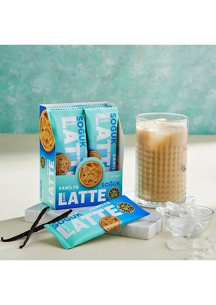 Özel Seri Soğuk Caffe Latte (10'lu) – Vanilya Aromalı (10'lu Paket) fırsatları