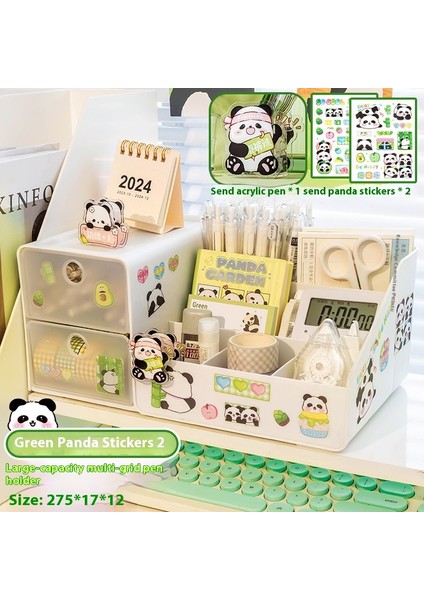 Akrilik Masaüstü Kalemlik Düzenleyici Raf (Yurt Dışından)