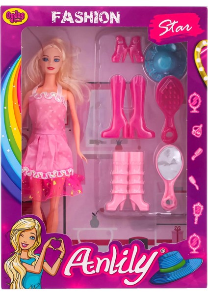 Nessiworld Anlily Fashion Star Kutulu Aksesuarlı Bebek fiyatları