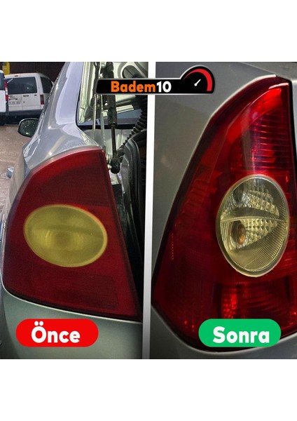 Araba Far Temizle Parlatma Ince Kalın Kum Su Zımpara Kağıt Seti 2000-2500-3000 Kum (10 Adet)