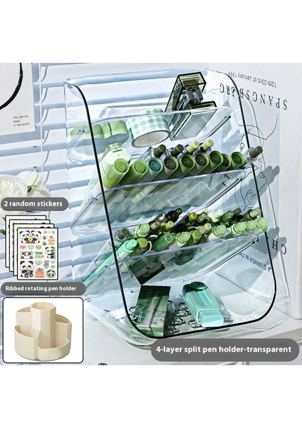 Akrilik Masaüstü Kalemlik Düzenleyici Raf (Yurt Dışından)