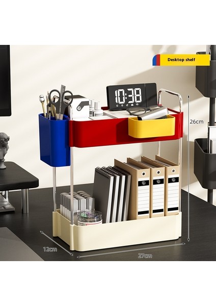 Akrilik Masaüstü Kalemlik Düzenleyici Raf (Yurt Dışından)