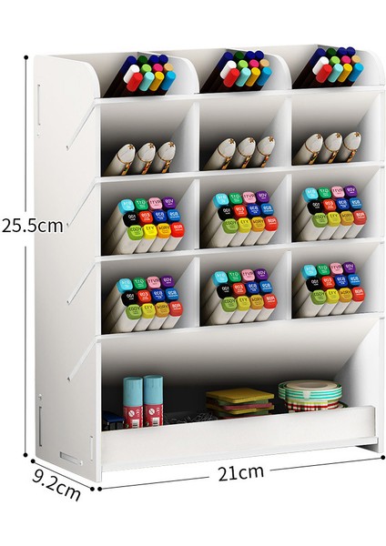 Akrilik Masaüstü Kalemlik Düzenleyici Raf (Yurt Dışından)