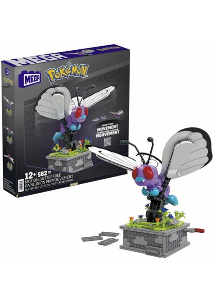 HKT22 Mega™ Pokémon™ Motion Butterfree 582 Parça +12 Yaş fiyatları