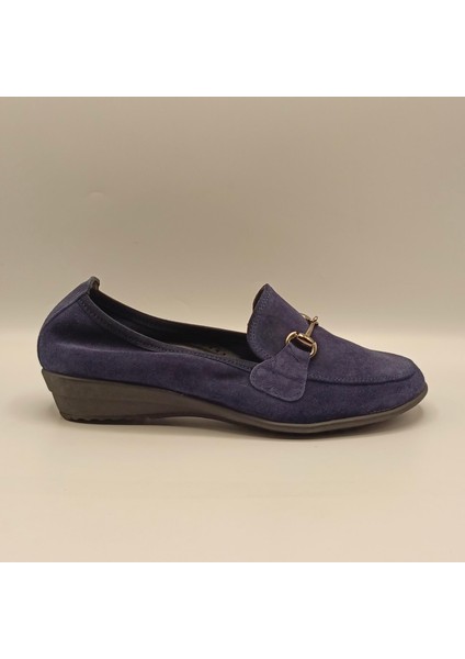 Jessica Lacivert Süet Kadın Günlük Ayakkabı