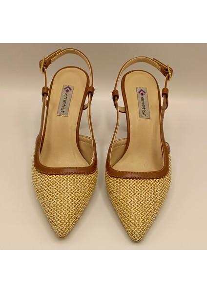 Abbey Naturel Ince Topuklu Ayakkabı modelleri