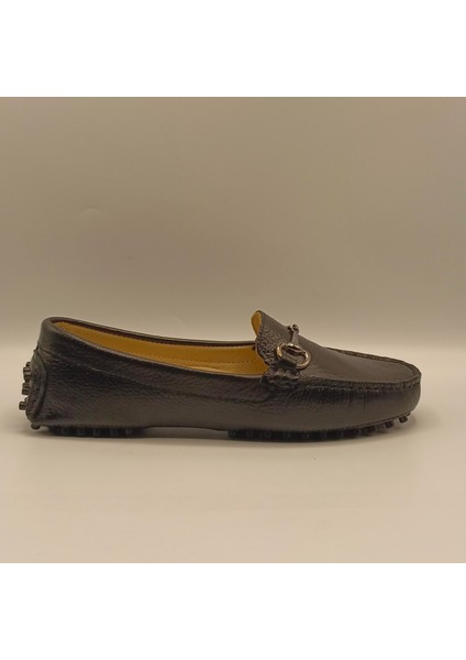 Diana Siyah Deri Günlük Ayakkabı