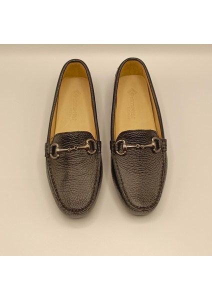 Diana Siyah Deri Günlük Ayakkabı modelleri