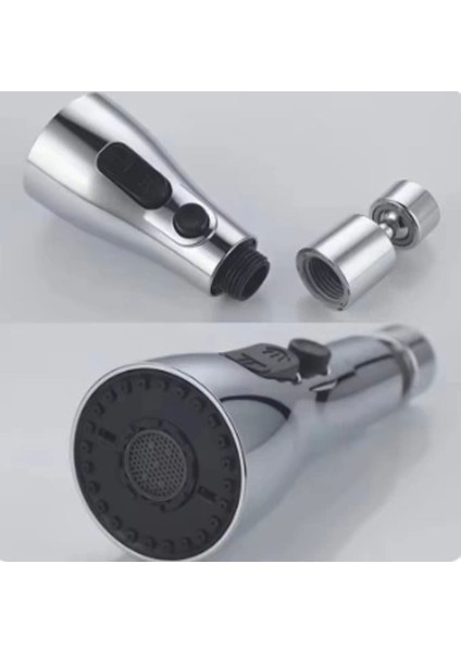 Pratik 3 Fonksiyonlu Metalik Musluk Başlığı fırsatları