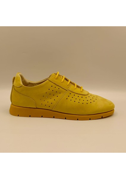 Agna Sarı Nubuk Loafer