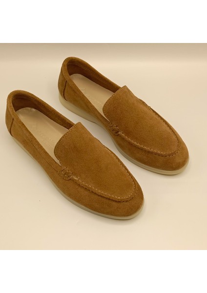 Amy Taba Süet Kadın Loafer Ayakkabı