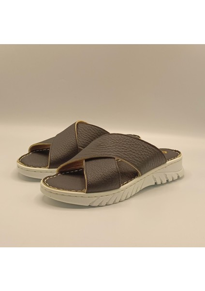 Alessia Siyah Deri Comfort Terlik fırsatları