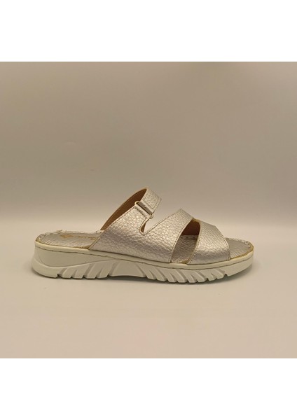 Alda Siyah Deri Comfort Terlik