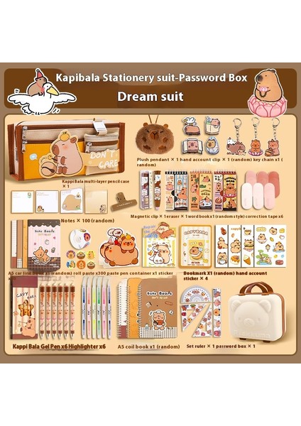 Okul Sezonu Ilkokul Öğrencileri Hediye Kutusu Öğrenme Kırtasiye Dakapi Bara Kırtasiye Seti (Yurt Dışından)