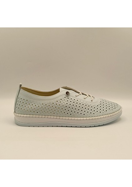 Lugano Mavi Deri Günlük Ayakkabı