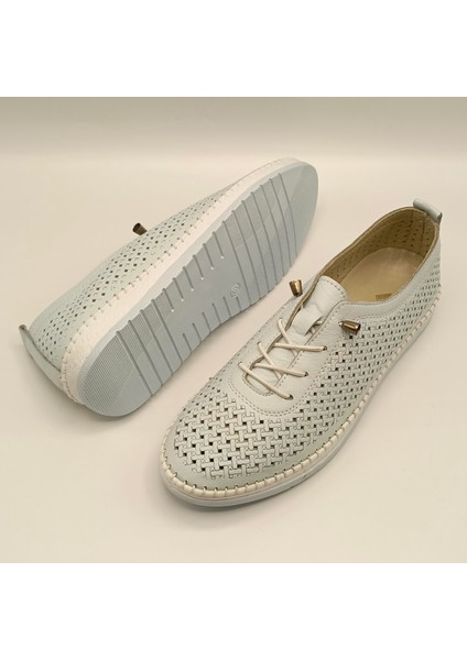 Lugano Mavi Deri Günlük Ayakkabı indirimleri