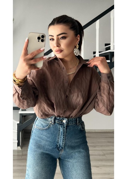 Kahve Modal Gömlek