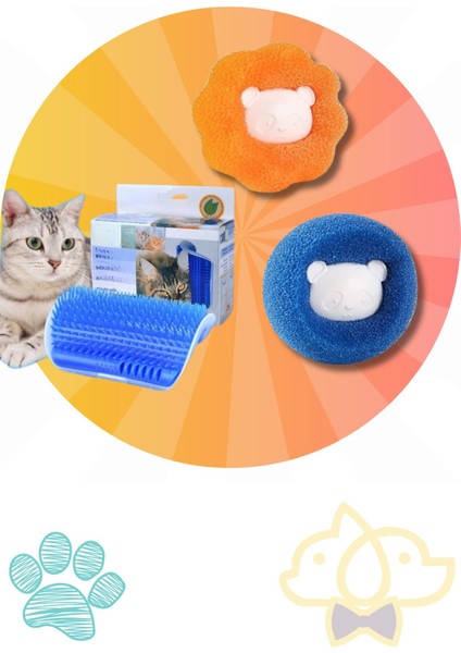 Cn Çamaşır Makinesi Tüy ve Kıl Toplama Topu Kedi Kaşıma - Kaşınma Aparatı