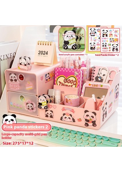 Akrilik Masaüstü Kalemlik Düzenleyici Raf (Yurt Dışından)