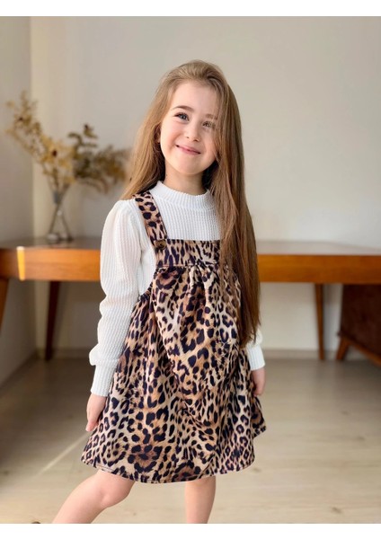 Leopar Desen 2li Kız Slopet