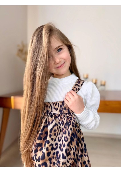 Leopar Desen 2li Kız Slopet