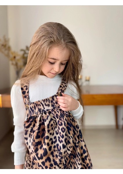 Leopar Desen 2li Kız Slopet