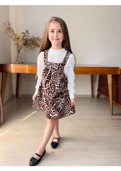 Leopar Desen 2li Kız Slopet