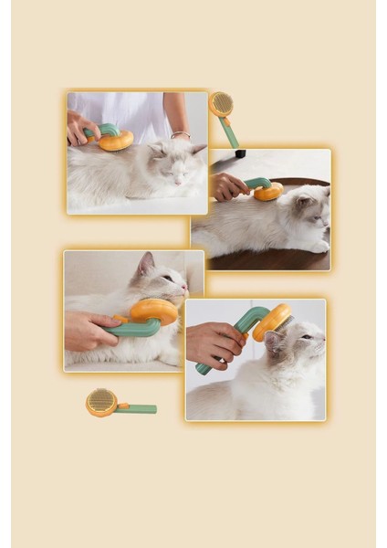 Kedi Köpek Tüy Tarağı Temizleyici Toplayıcı Tarak, Kabak Şeklinde Tuşlu Fırça fiyatları