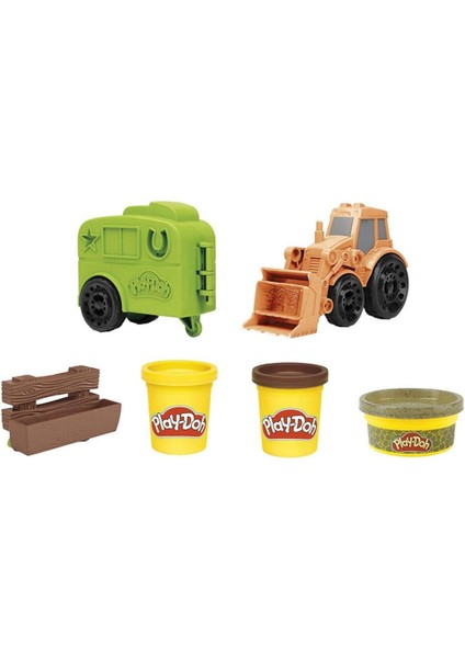 Nessiworld Play-Doh Çalışkan Traktör ve Römork F1012