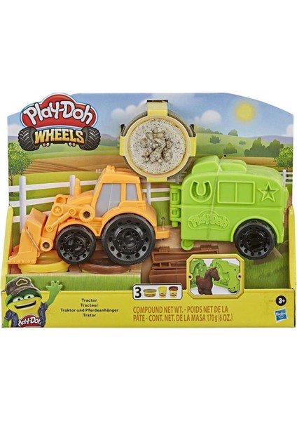 Nessiworld Play-Doh Çalışkan Traktör ve Römork F1012