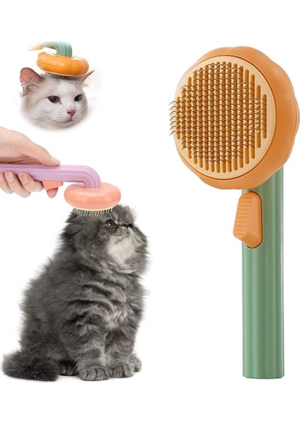 Kedi Köpek Tüy Tarağı Temizleyici Toplayıcı Tarak, Kabak Şeklinde Tuşlu Fırça modelleri
